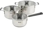 Kochtopfset Tefal Opti ́Space Edelstahlfarben, 6-teilig