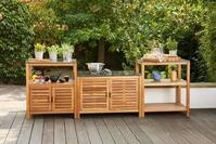 Outdoork&uuml;che Riva Holz/Granit