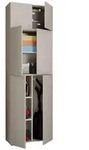 Mehrzweckschrank Lona XXL ca.70x223x39cm Grau