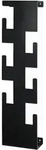 Wandgarderobe in Schwarz