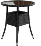 GARTENTISCH Yoro schwarz 60 cm