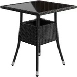 GARTENTISCH Yoro schwarz 60x60 cm