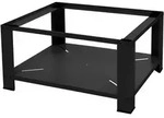 WASCHMASCHINEN UNTERGESTELL mit Ablage Podest Trockner Unterschrank 63x54 cm Schwarz