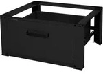 WASCHMASCHINEN UNTERGESTELL mit Schublade 63x54cm Schwarz aus Stahl