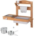SPIEL- UND MATSCHK&Uuml;CHE zum H&auml;ngen teak