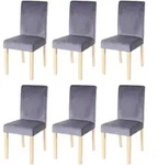 ESSZIMMERSTUHL Grau 6er-Set