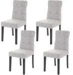 ESSZIMMERSTUHL Grau 4er-Set