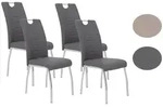 StuhL-Set Andrea Grau 4er-Set