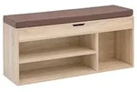 Schuhbank WL5.344 ca.104x51x32cm Sonoma Eiche