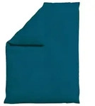 Bettdeckenbezug Woven Satin Petrol ca. 155x220cm