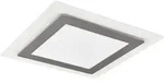 LED-Deckenfarbe Morgan in Wei&szlig;/Nickel max. 46 Watt