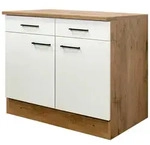K&uuml;chenunterschrank Avila Eichefarben/Magnolie