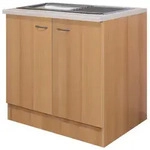 Sp&uuml;lenunterschrank in Buchefarbe 'Nano'