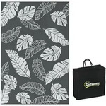 OUTDOORTEPPICH, Kunststoff, Grau+Wei&szlig;