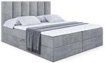 BOXBETT mit Matratze H3 und Lattenrost - BOXI1 - 140x200 cm Grau