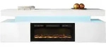TV-LOWBOARD EF 2D Glossa mit Kamin