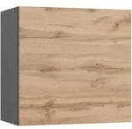 K&uuml;chenoberschrank Turin ca. 60x57 cm Graphit/Eiche