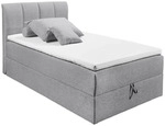 Boxspringbett Granada ca. 120x200 cm Grau
