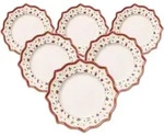 SPEISETELLER Toy's Delight wei&szlig; &oslash; 28,4 cm 6er Set