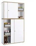 Schuhschrank Salia Wei&szlig;/Honigeiche