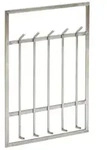 Wandgarderobe ca. 60x100x7,50 cm Silberfarben
