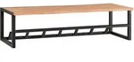 Wandgarderobe ca. 80x22x33 cm Akazie Echtholz