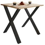 Esstisch Xona Schwarz/Sonoma Eiche