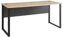 Schreibtisch Memphis in Eiche Artisan/Schwarz