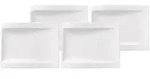 FR&Uuml;HST&Uuml;CKSTELLER NewWave wei&szlig; 26 x 20 cm 4er Set