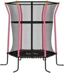 KINDERTRAMPOLIN Stahl Kunststoff Rosa