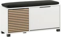 Garderobenbank ca.98,4x47,2x33,5cm Wei&szlig;