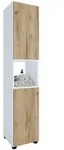 Hochschrank Flandu Honigeiche/Wei&szlig;
