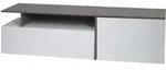 TV-RACK Beton Dekor, wei&szlig;