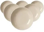 SUPPENTELLER Levi Beige &oslash; 22 cm 6er Set