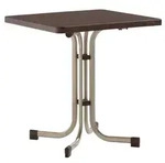 Gartentisch ca. 70x70x72cm Champagner;Mokka