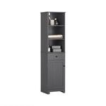 HOCHSCHRANK Dunkelgrau
