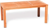 Gardenson Gartentisch aus Eukalyptusholz ca. 170x74x90cm Braun