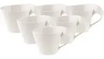 CAPPUCCINOTASSE NewWave Caffe wei&szlig; 250 ml 6er Set