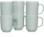 KAFFEEBECHER Jasper mint 285 ml 6er Set