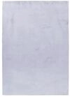 Hochflorteppich Pouffy Silberfarben ca. 200x290cm