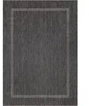 Flachwebeteppich Relax Schwarz ca. 240x340cm