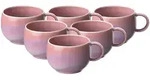 ESPRESSOTASSEN Perlemor Coral rosa 60 ml 6er Set