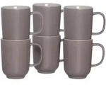 KAFFEEBECHER Jasper taupe 285 ml 6er Set