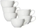 KAFFEETASSEN Levi Wei&szlig; 220 ml 6er Set