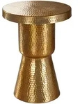 Beistelltisch Delyla Goldfarben