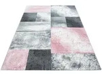 Webteppich Hawaii Pink/Grau ca. 200x290cm