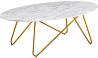 Couchtisch Marmoroptik ca. 120x60x40 cm