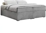 BOXBETT BESS 180/200 Hellgrau Velvet - H3