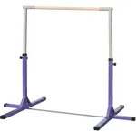 GYMNASTIK-TURNRECK, Reckstange, 13-stufig verstellbar, bis 75 kg belastbar, Lila