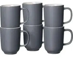 KAFFEEBECHER Jasper grau 285 ml 6er Set
